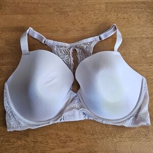 PARAMOUR Lacy Racer Back, Double Strap Tan Lined, Underwire Bra - Size 42DD